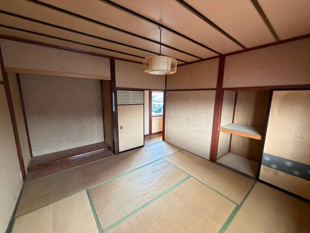 加賀市の不動産売却に向けた遺品整理後の和室