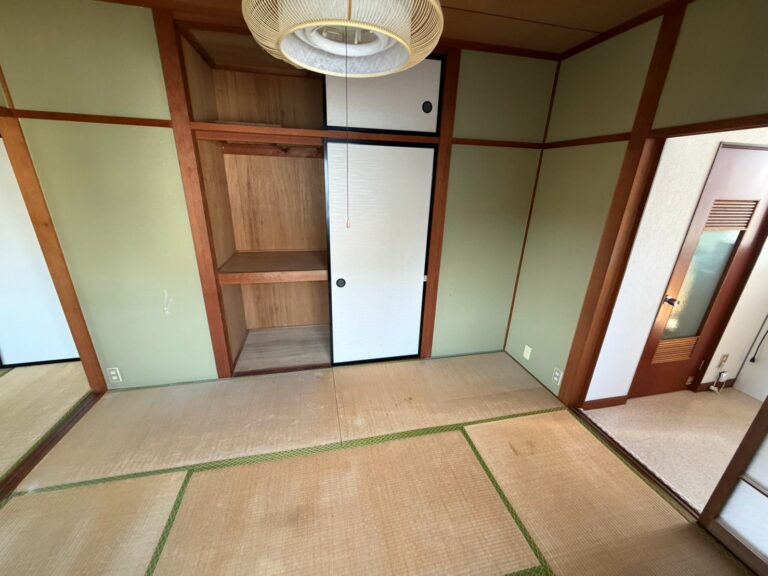 加賀市の2DK賃貸物件で遺品整理・残置物片付けを行った後の室内