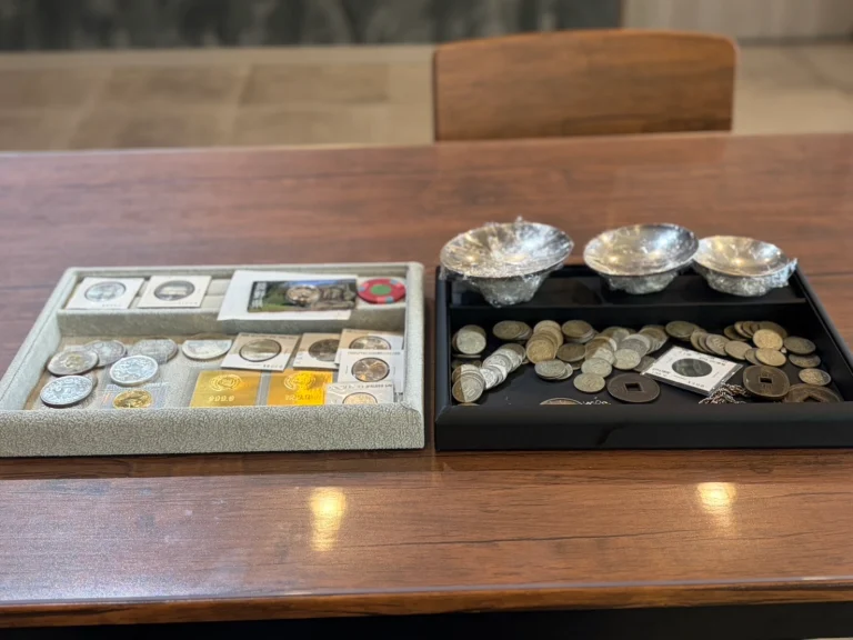 石川県小松市のエムポーションで買取した古銭・記念硬貨・貴金属類